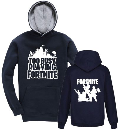 Fortnite too busy playing Contrast Hoodie